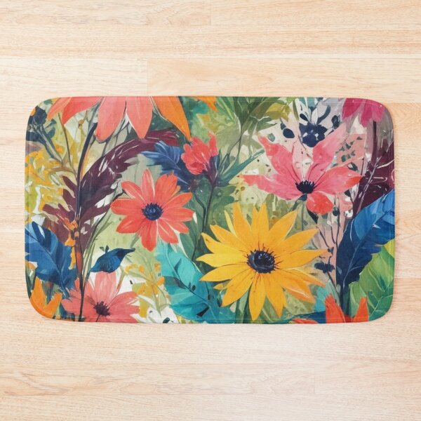 Item preview, Artistic botanical floral and foliage elements print design  designed and sold by Anshu3813.