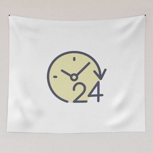 Item preview, Clock With 24 Hours designed and sold by Luxuriously.