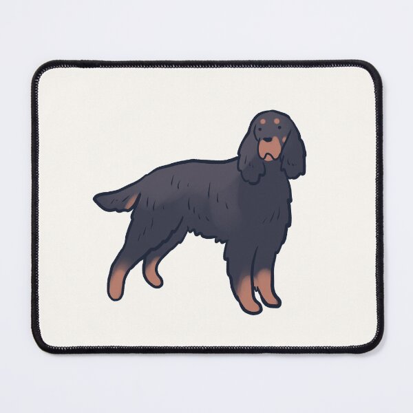 Item preview, Cute Gordon Setter dog illustration designed and sold by Mayarart.