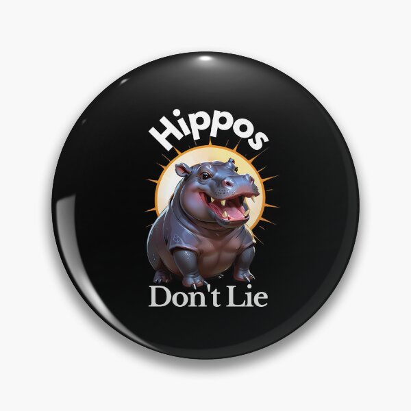 Item preview, Hippos Don’t Lie: Unleash The Wild! designed and sold by ArchVibe.