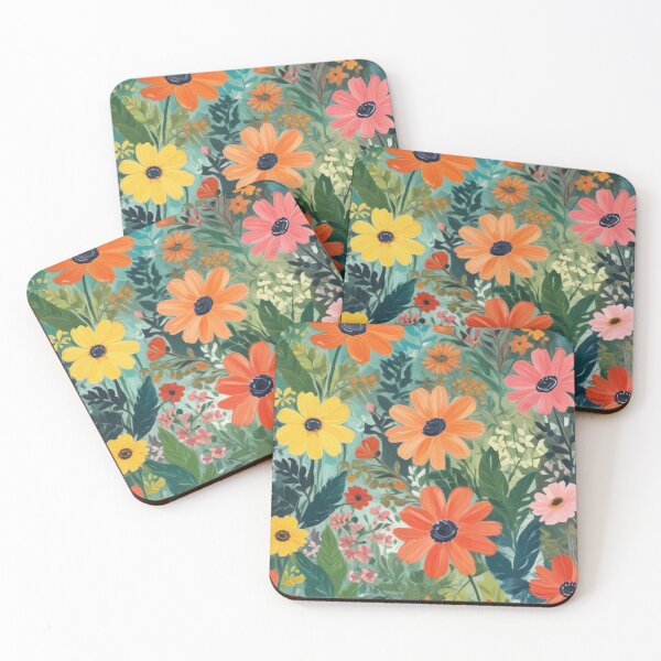 Item preview, Artistic botanical floral and foliage elements print design  designed and sold by Anshu3813.