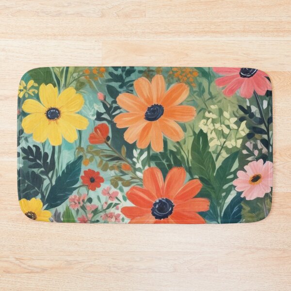 Item preview, Artistic botanical floral and foliage elements print design  designed and sold by Anshu3813.