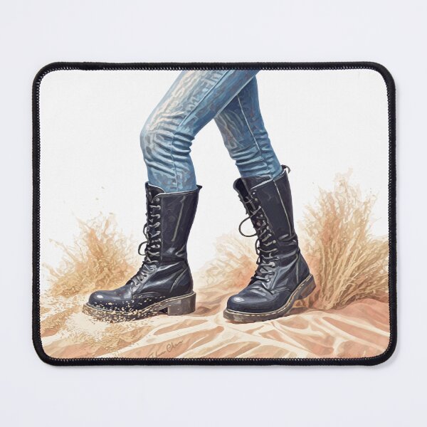 Item preview, retro Dust boots designed and sold by Hen-C-Art.