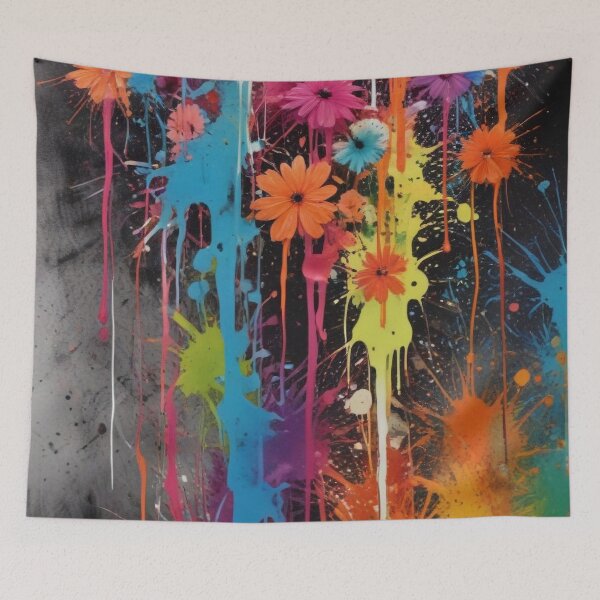 Item preview, Artistic botanical floral and foliage elements print design  designed and sold by Anshu3813.