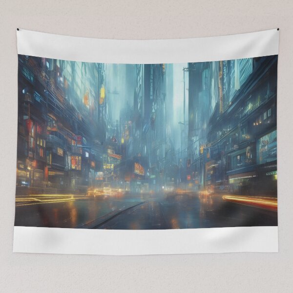 Item preview, Neon Glass City designed and sold by Adrian I Barnett.