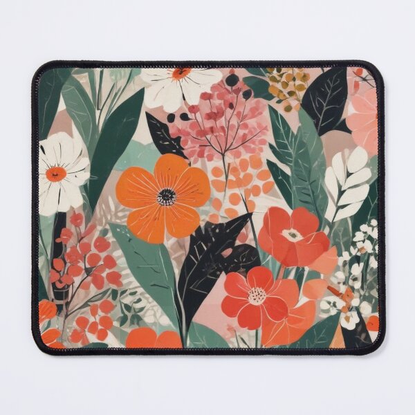 Item preview, Artistic botanical floral and foliage elements print design  designed and sold by Anshu3813.