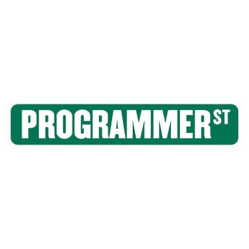 Artwork thumbnail, Programmer Street by PatchMerch