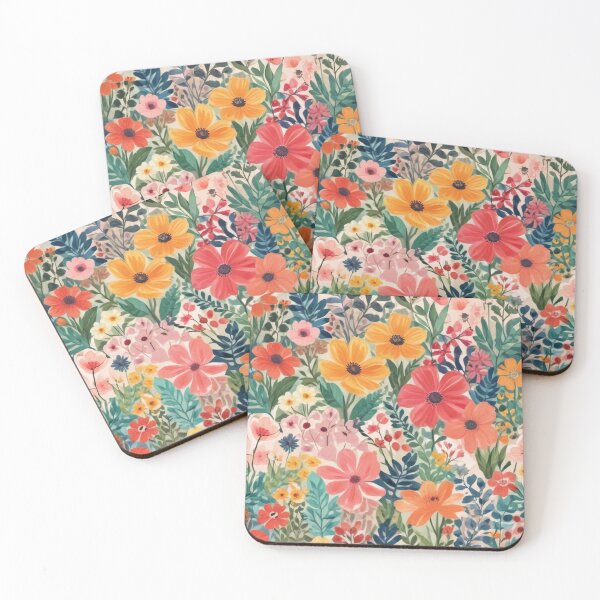 Item preview, Artistic botanical floral and foliage elements print design designed and sold by Anshu3813.