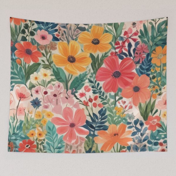 Item preview, Artistic botanical floral and foliage elements print design designed and sold by Anshu3813.