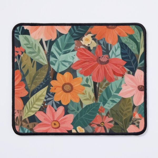 Item preview, Artistic botanical floral and foliage elements print design designed and sold by Anshu3813.