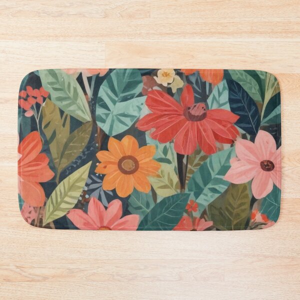 Item preview, Artistic botanical floral and foliage elements print design designed and sold by Anshu3813.