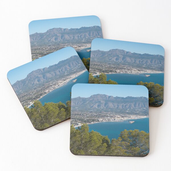 Item preview, View of Altea and the Sierra de Bernia mountain range, Costa Blanca designed and sold by Adriana Mueller.