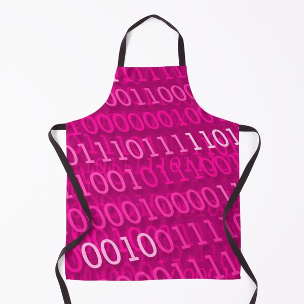 Item preview, Pink different computer code abstract spread across pattern background designed and sold by SpinklyCreations.