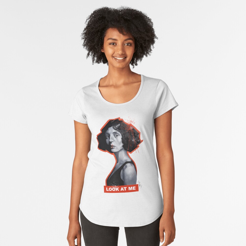 Aperçu de l'œuvre T-shirt premium échancré créée et vendue par Aldarane.