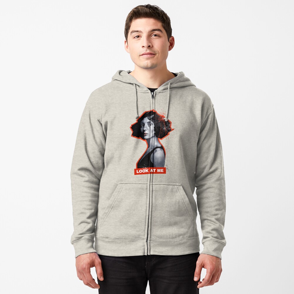 Aperçu de l'œuvre Veste zippée à capuche créée et vendue par Aldarane.