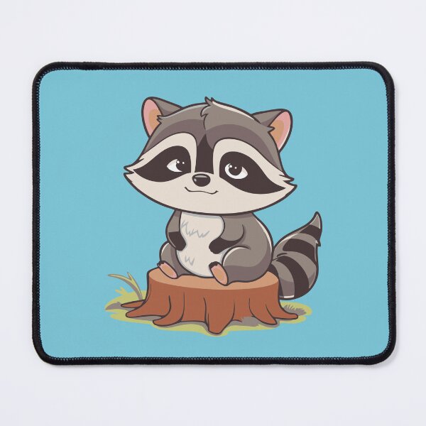 Item preview, Smiling raccoon designed and sold by DREAMINGROOSTER.