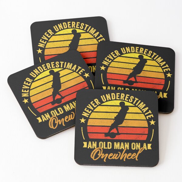 Item preview, Never underestimate an old man on a onewheel funny onewheel quote great gift for oneWheel lover  designed and sold by nubiguru.