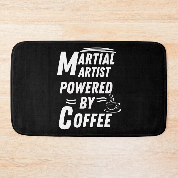 Item preview, Martial artist powered by coffee designed and sold by annoying-shirts.