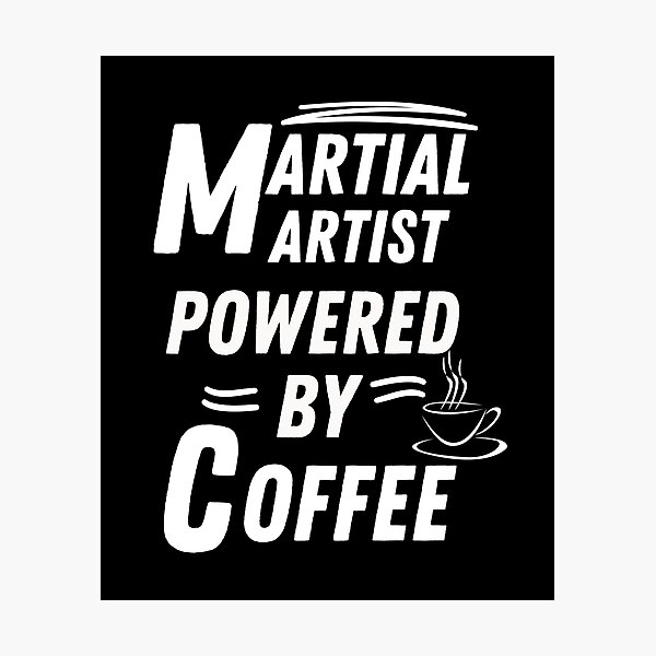 Artikel-Vorschau von Kampfsportler mit Kaffeepower, designt und verkauft von annoying-shirts.