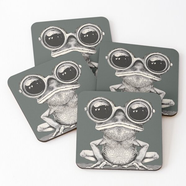 Item preview, Specs Sorcerer Frog - Enigmatic Amphibian Charmer designed and sold by ElegantQuirk.