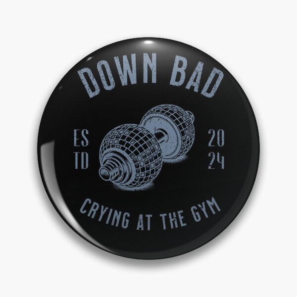 Item preview, Down Bad Crying At The Gym Est 2024 designed and sold by DeniseGardoler.