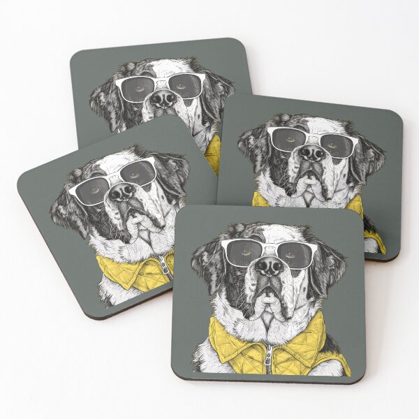 Item preview, Dapper Doggo - Canine Chic in Yellow designed and sold by ElegantQuirk.