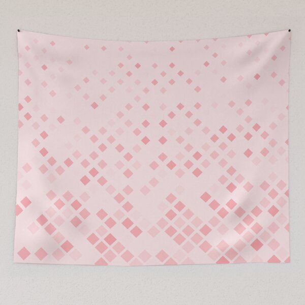 Item preview, Pink shades abstract art geometric design designed and sold by SpinklyCreations.