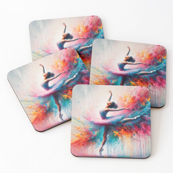Item preview, Ballet dancer in watercolor designed and sold by paulrommer.