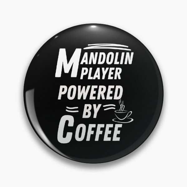Item preview, Mandolin player powered by coffee designed and sold by annoying-shirts.