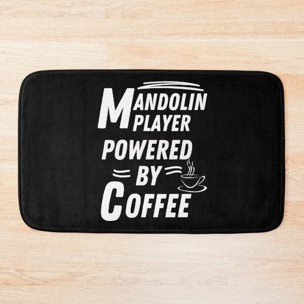 Item preview, Mandolin player powered by coffee designed and sold by annoying-shirts.