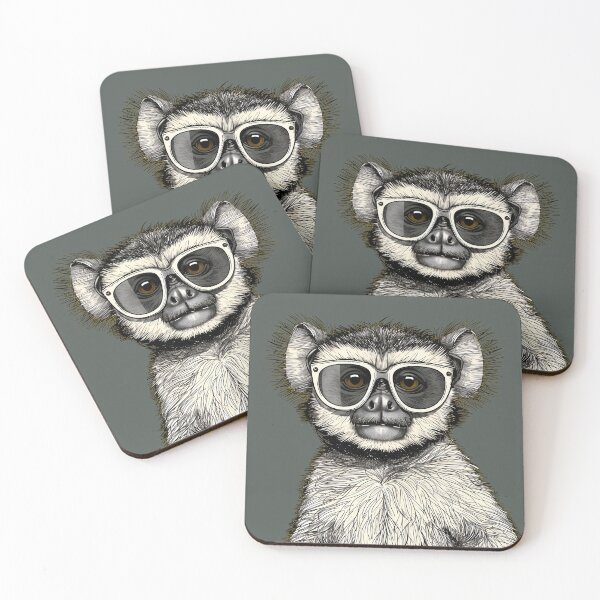 Item preview, Scholarly Simian - Intellectual Primate Portrait designed and sold by ElegantQuirk.