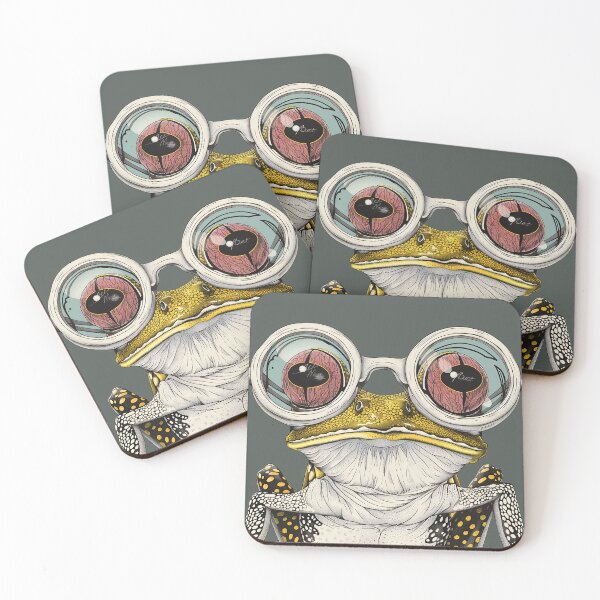 Item preview, Spectacled Sage Frog - A Bespectacled Amphibian's Charm designed and sold by ElegantQuirk.