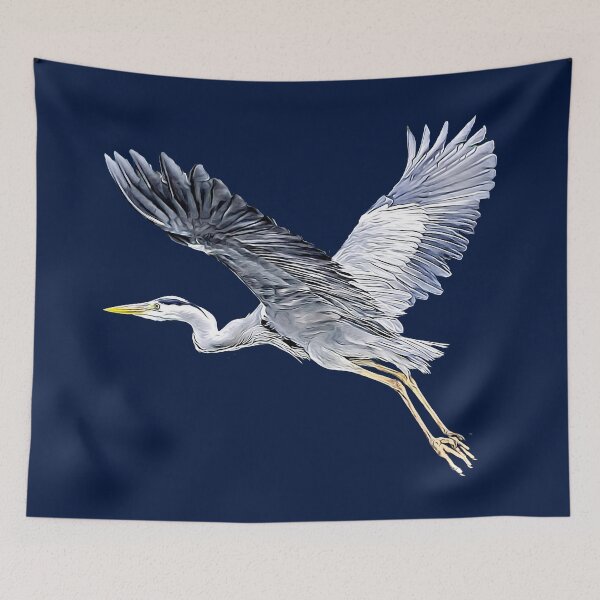 Item preview, Heron in flight designed and sold by Robin3DT.