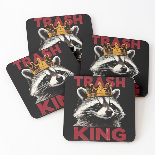 Item preview, Trash King Funny Raccoon designed and sold by TomFrontierArt.