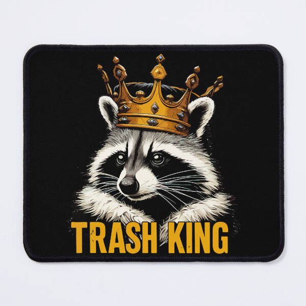 Item preview, Trash King Cute Funny Raccoon designed and sold by TomFrontierArt.
