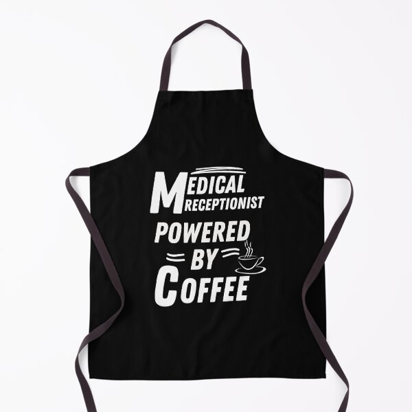 Item preview, Medical receptionist powered by coffee designed and sold by annoying-shirts.