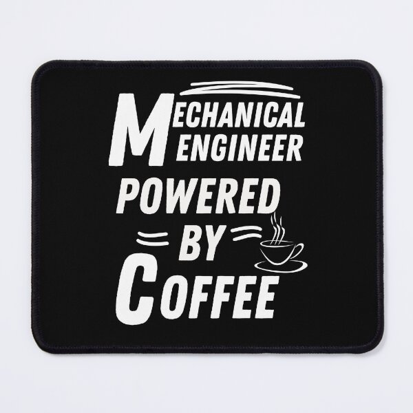 Item preview, Mechanical engineer powered by coffee designed and sold by annoying-shirts.
