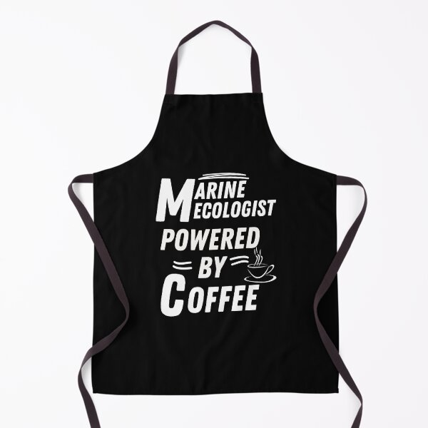 Item preview, Marine ecologist powered by coffee designed and sold by annoying-shirts.