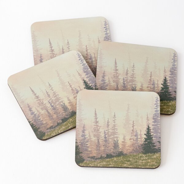 Item preview, Misty Pine Sunset designed and sold by TheArtery2010.