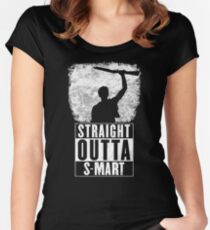 Straight Outta S-Mart Women's Fitted Scoop T-Shirt