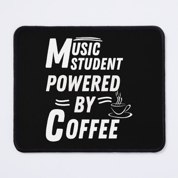 Item preview, Music Student powered by coffee designed and sold by annoying-shirts.