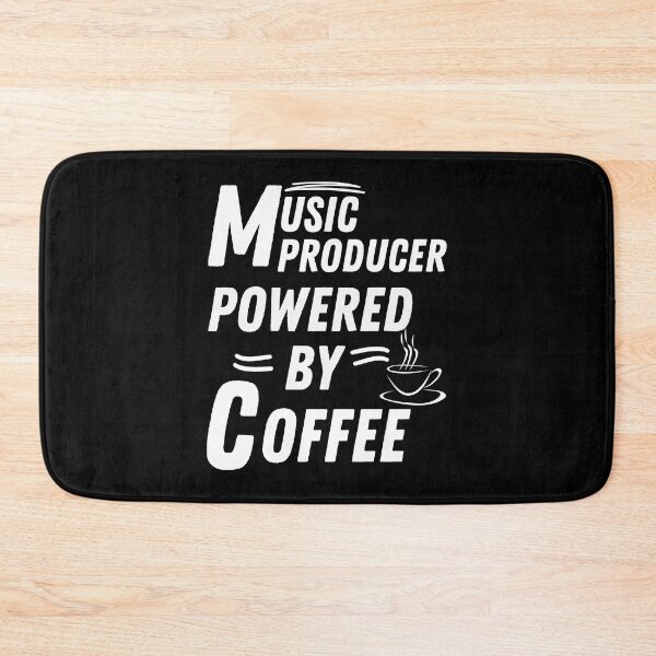 Item preview, Music Producer powered by coffee designed and sold by annoying-shirts.