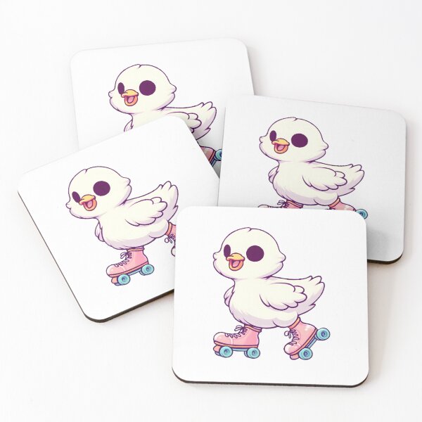 Item preview, Duckling on Roller Skates designed and sold by UmbrellaStudio1.