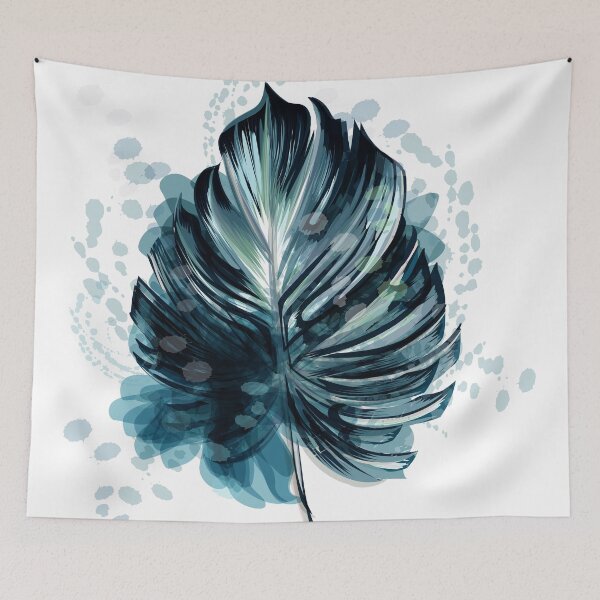 Item preview, Watercolor palm leaf of monstera, tropical design designed and sold by FleurDesign.