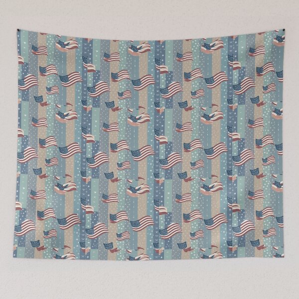 Item preview, Patriotic Patterns: Stars, Stripes, and Freedom designed and sold by creativekrish.