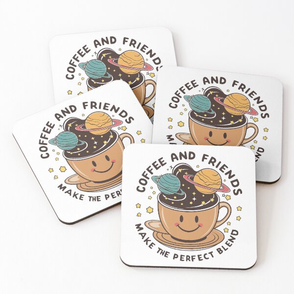 Item preview,  Coffee and friends make the perfect blend for coffee drinkers designed and sold by Verycutethings.