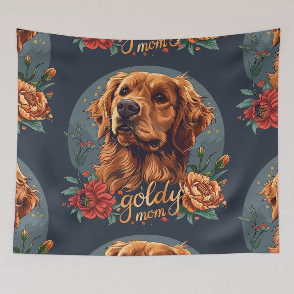 Item preview, Golden Retriever Mom designed and sold by MendaciousMina.