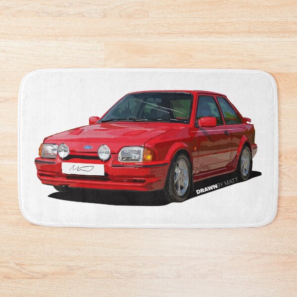 Item preview, Ford Escort RS Turbo Drawing designed and sold by DrawnByMatt.