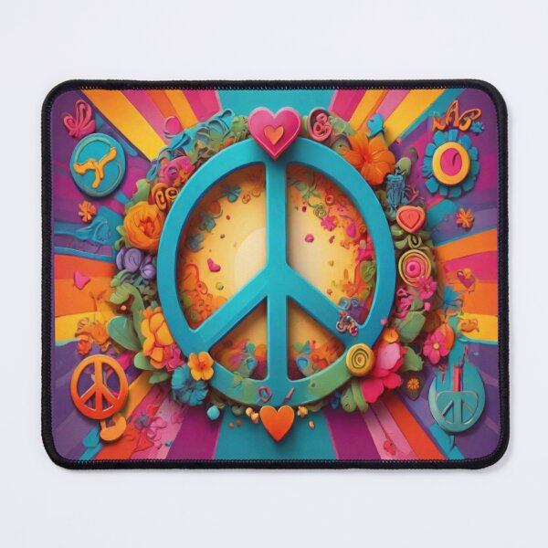 Item preview, Bright peace symbol designed and sold by Flowersonstuff.