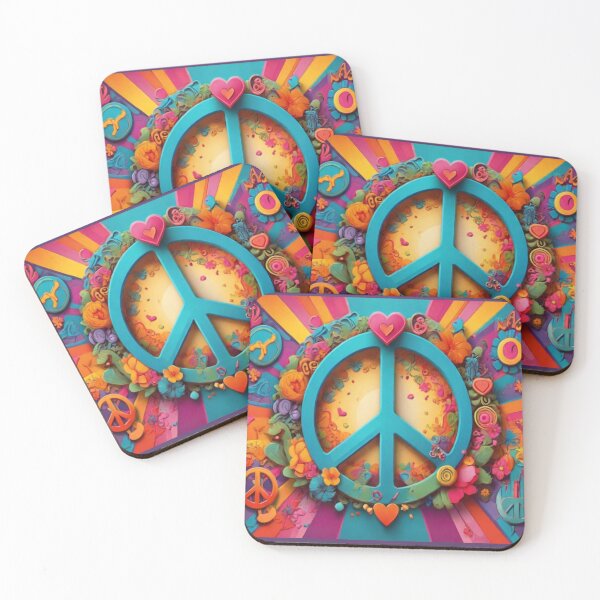 Item preview, Bright peace symbol  designed and sold by Flowersonstuff.